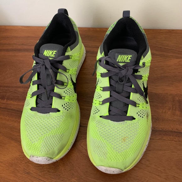 Nike Flyknit One Neon Yellow Sneakers 7.5 - Picture 9 of 9